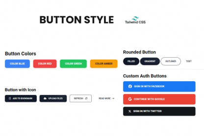 Button Style in Tailwind CSS