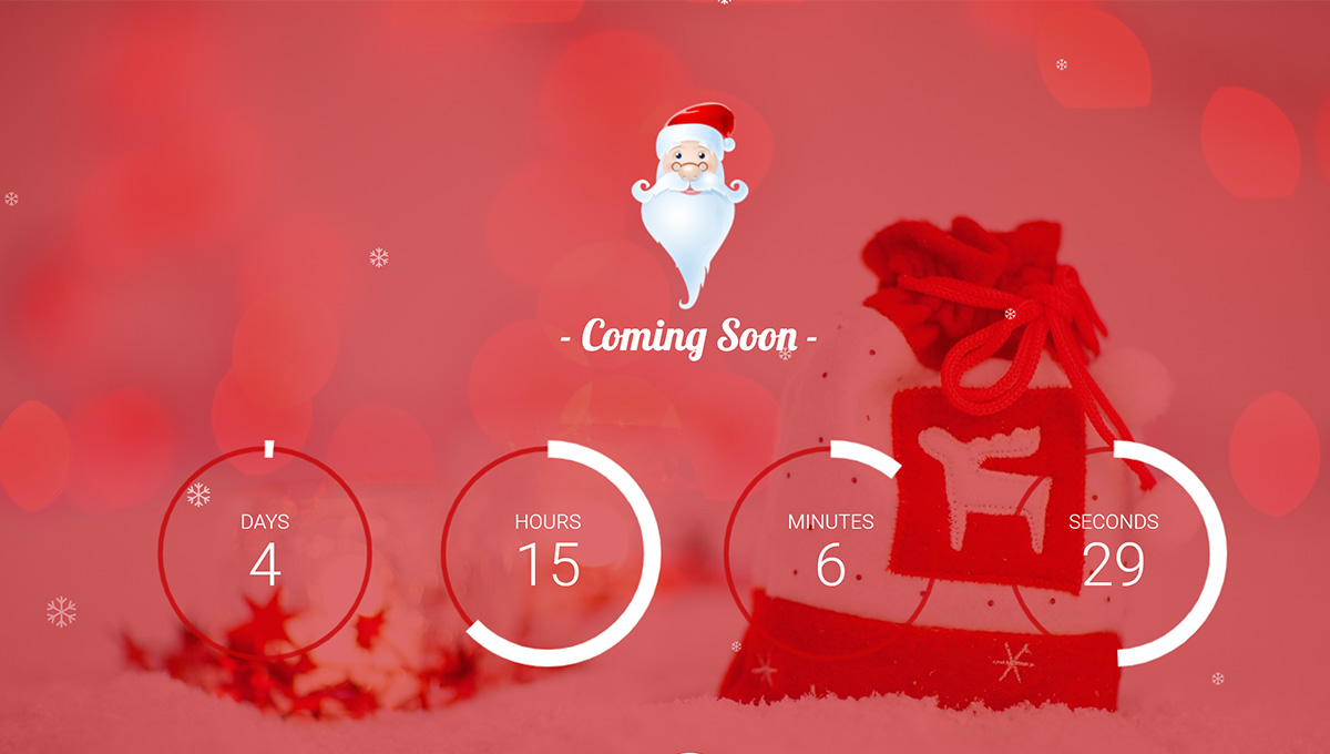 Santago Coming Soon Bootstrap 5 Template